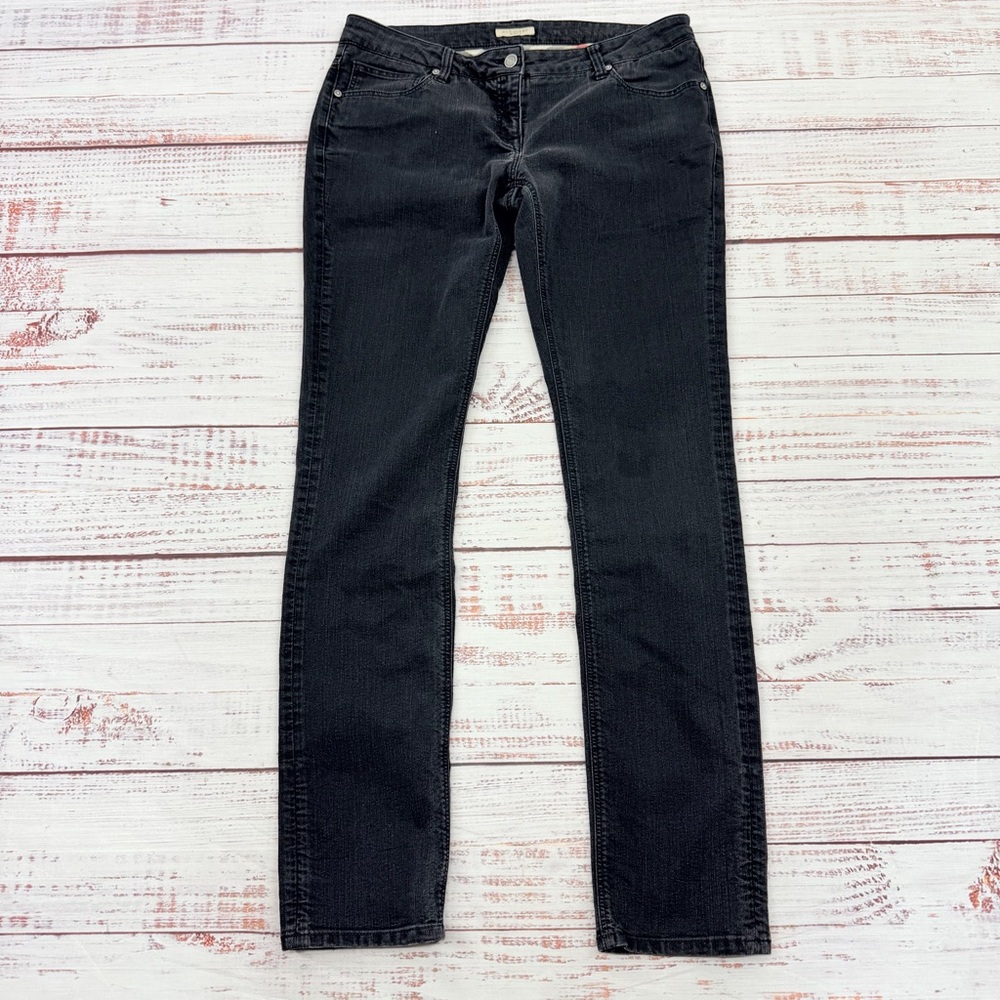 Burberry Brit Women’s size 32 Kensington Washed Black Skinny Leg Stretch Jeans - Picture 5 of 13